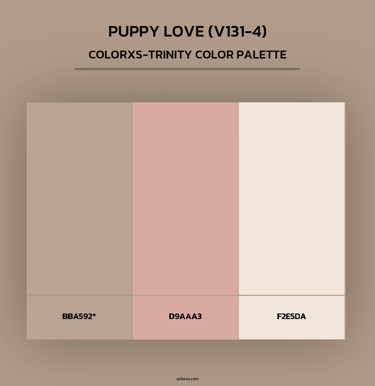 Puppy Love (V131-4) - Colorxs Trinity Palette