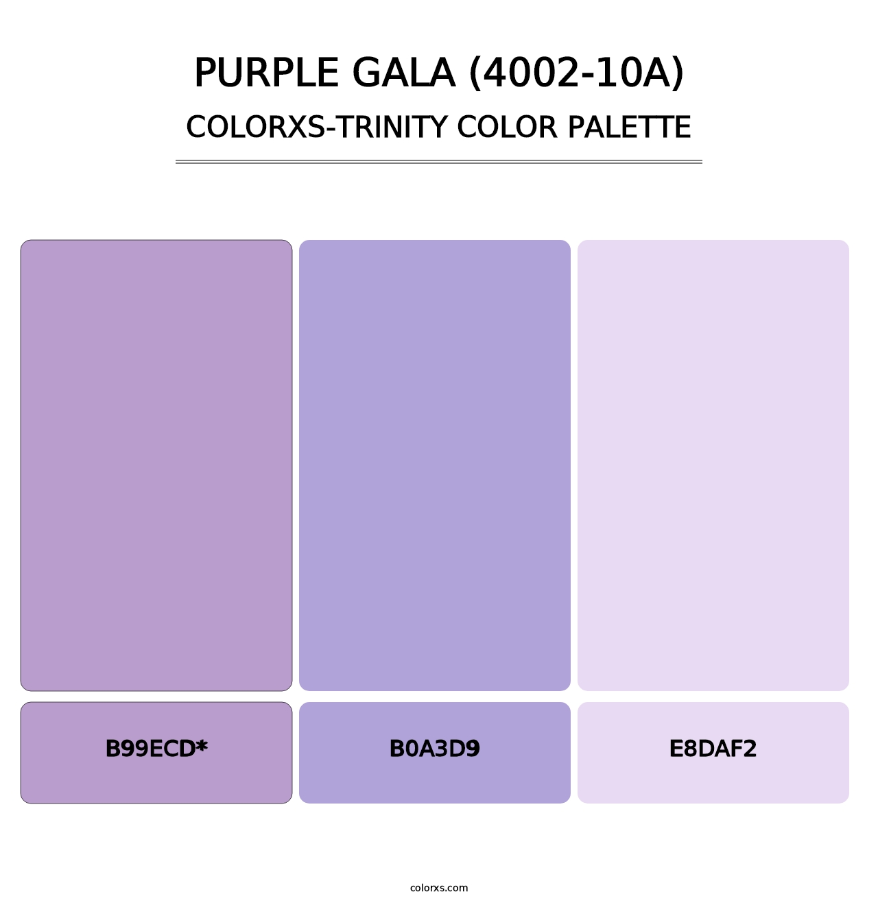 Purple Gala (4002-10A) - Colorxs Trinity Palette
