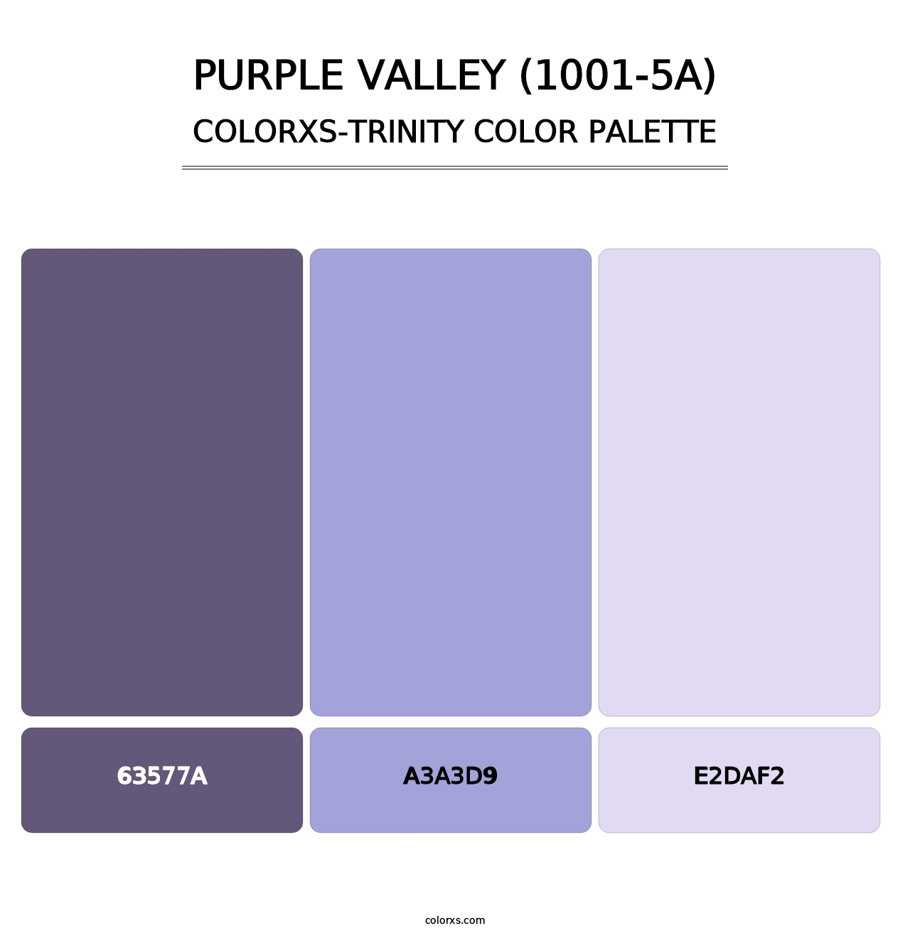 Purple Valley (1001-5A) - Colorxs Trinity Palette