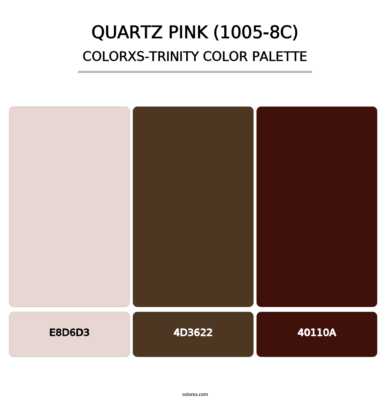Quartz Pink (1005-8C) - Colorxs Trinity Palette