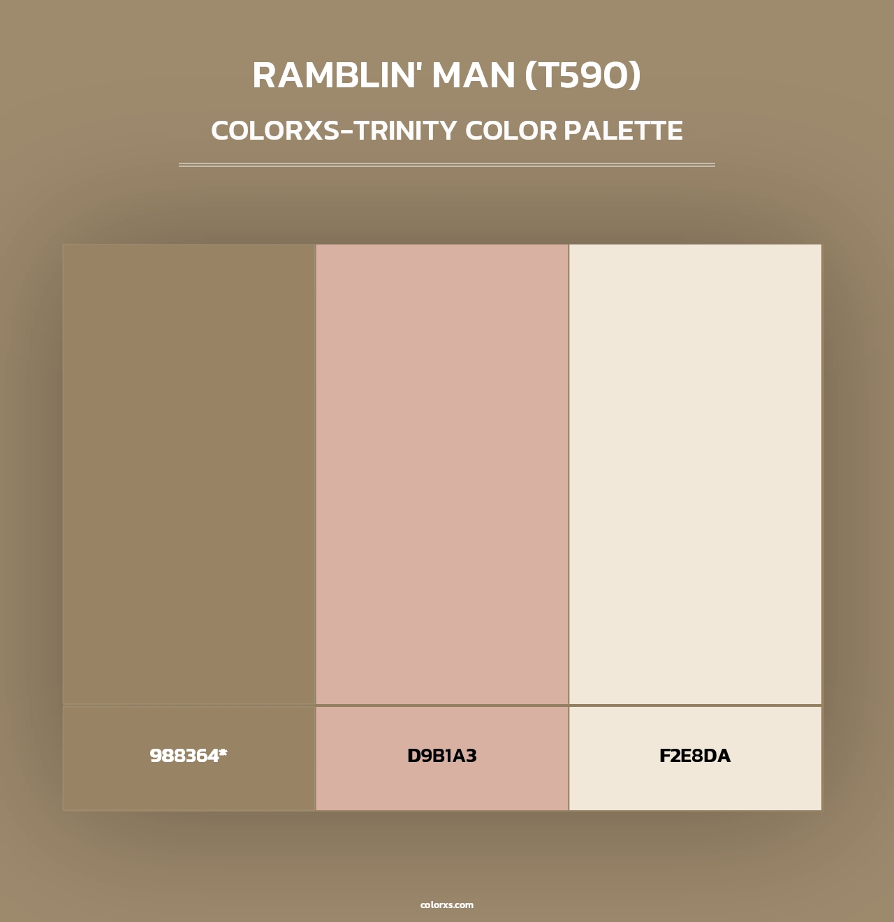 Ramblin' Man (T590) - Colorxs Trinity Palette
