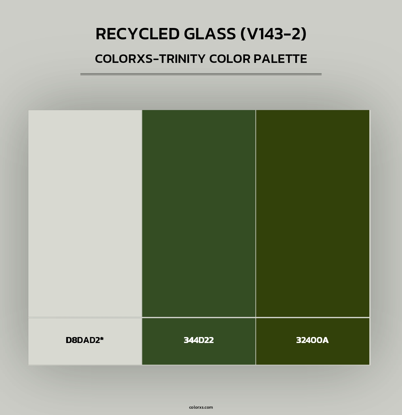 Recycled Glass (V143-2) - Colorxs Trinity Palette