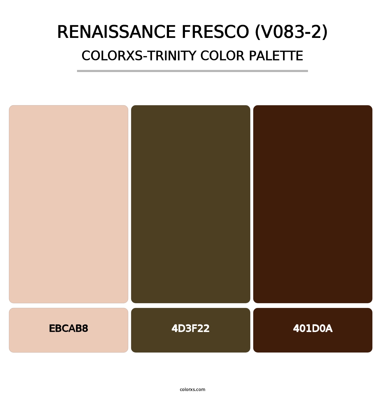 Renaissance Fresco (V083-2) - Colorxs Trinity Palette