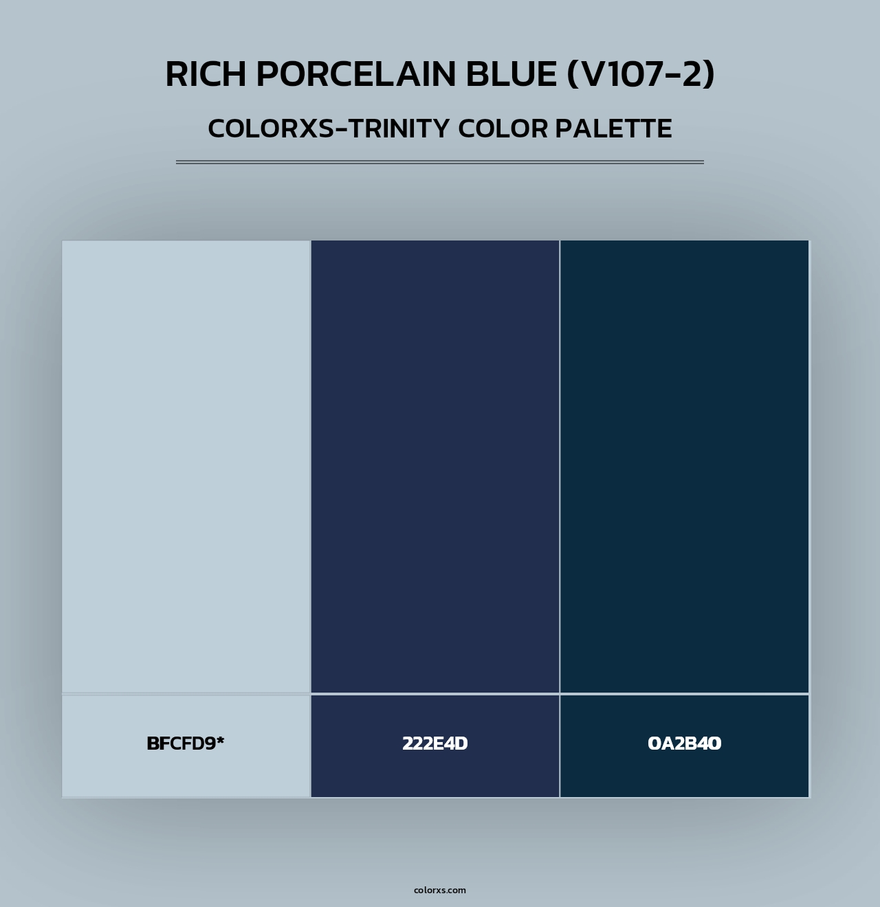 Rich Porcelain Blue (V107-2) - Colorxs Trinity Palette