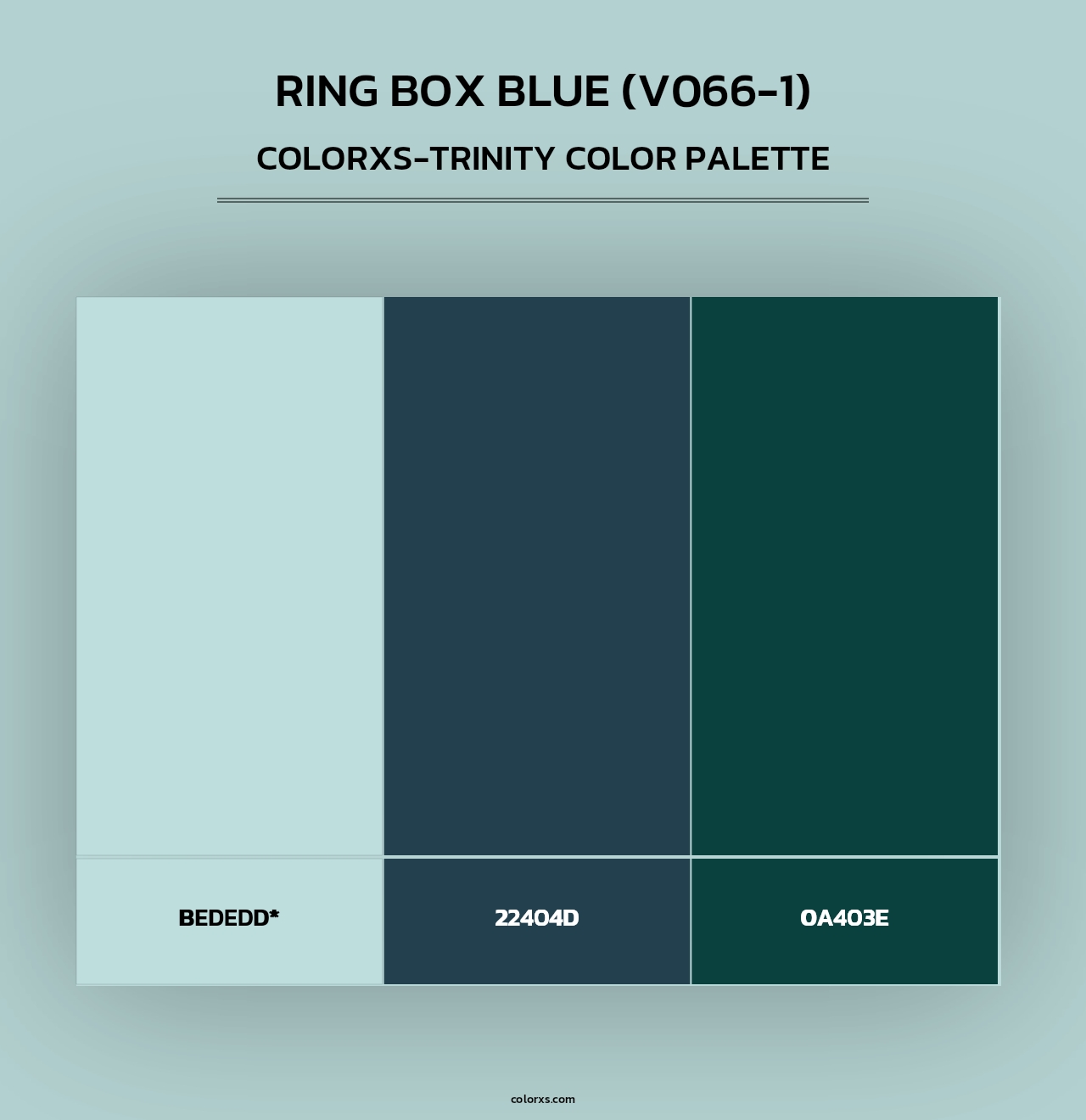 Ring Box Blue (V066-1) - Colorxs Trinity Palette