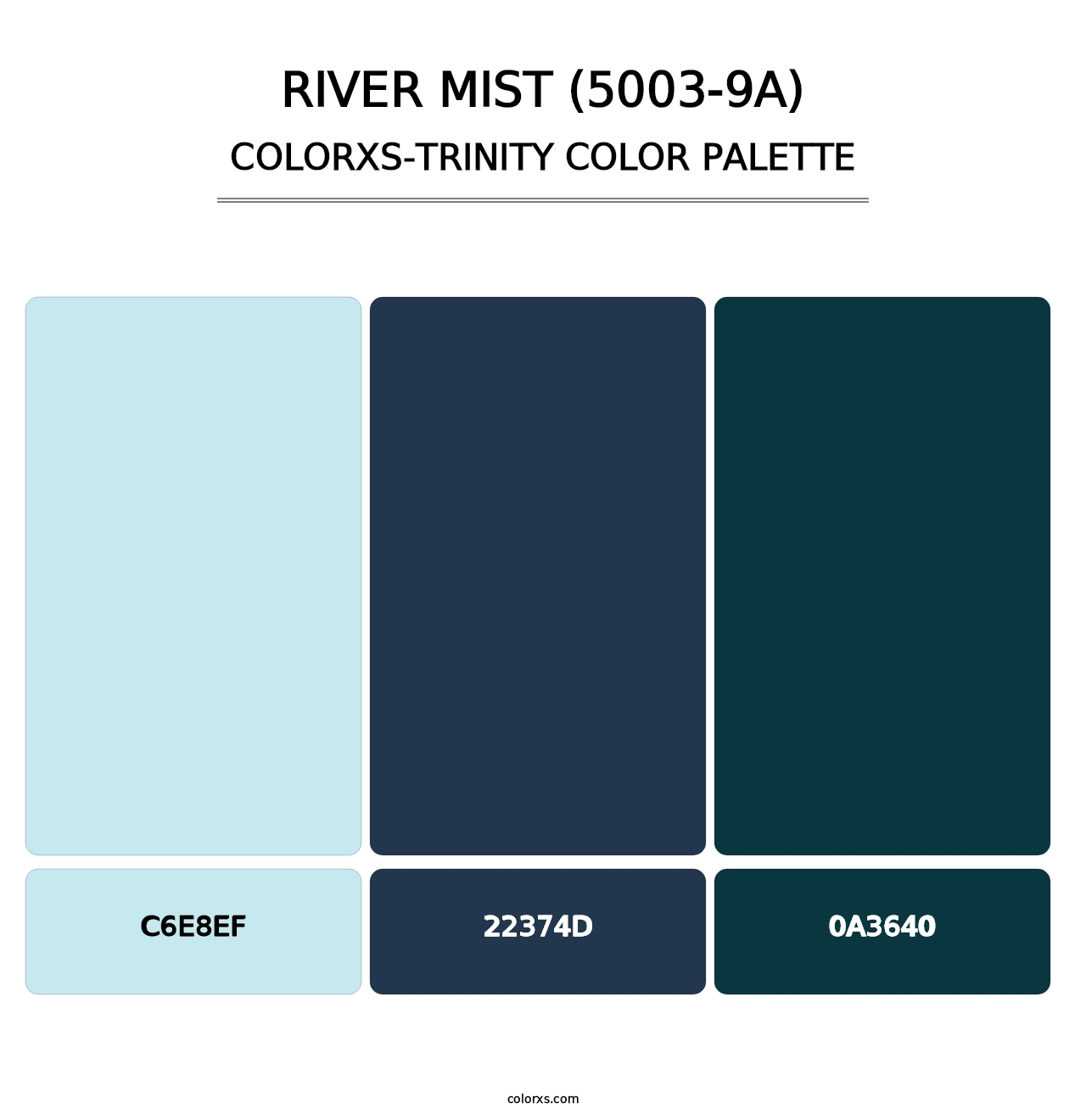 River Mist (5003-9A) - Colorxs Trinity Palette