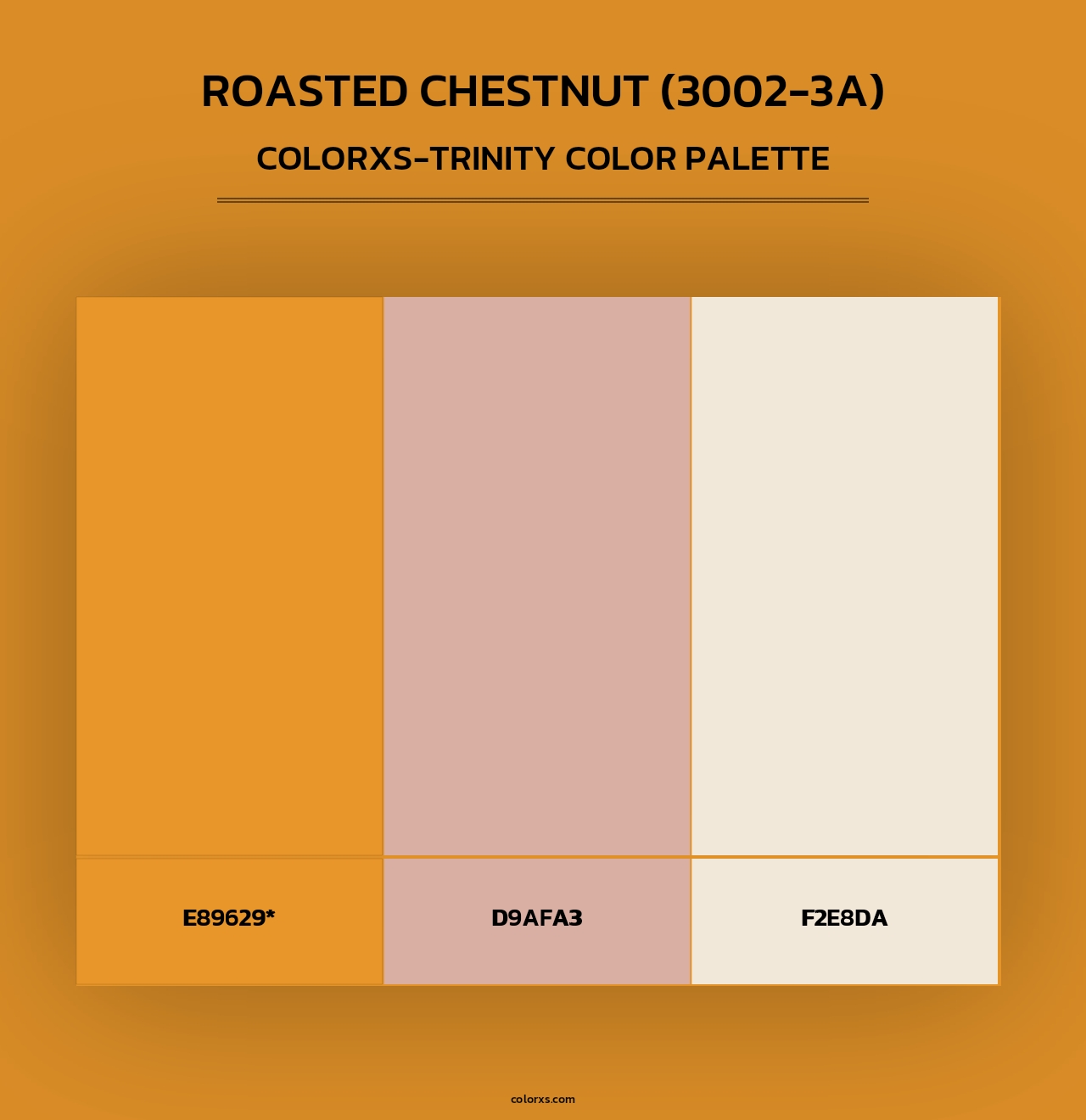 Roasted Chestnut (3002-3A) - Colorxs Trinity Palette