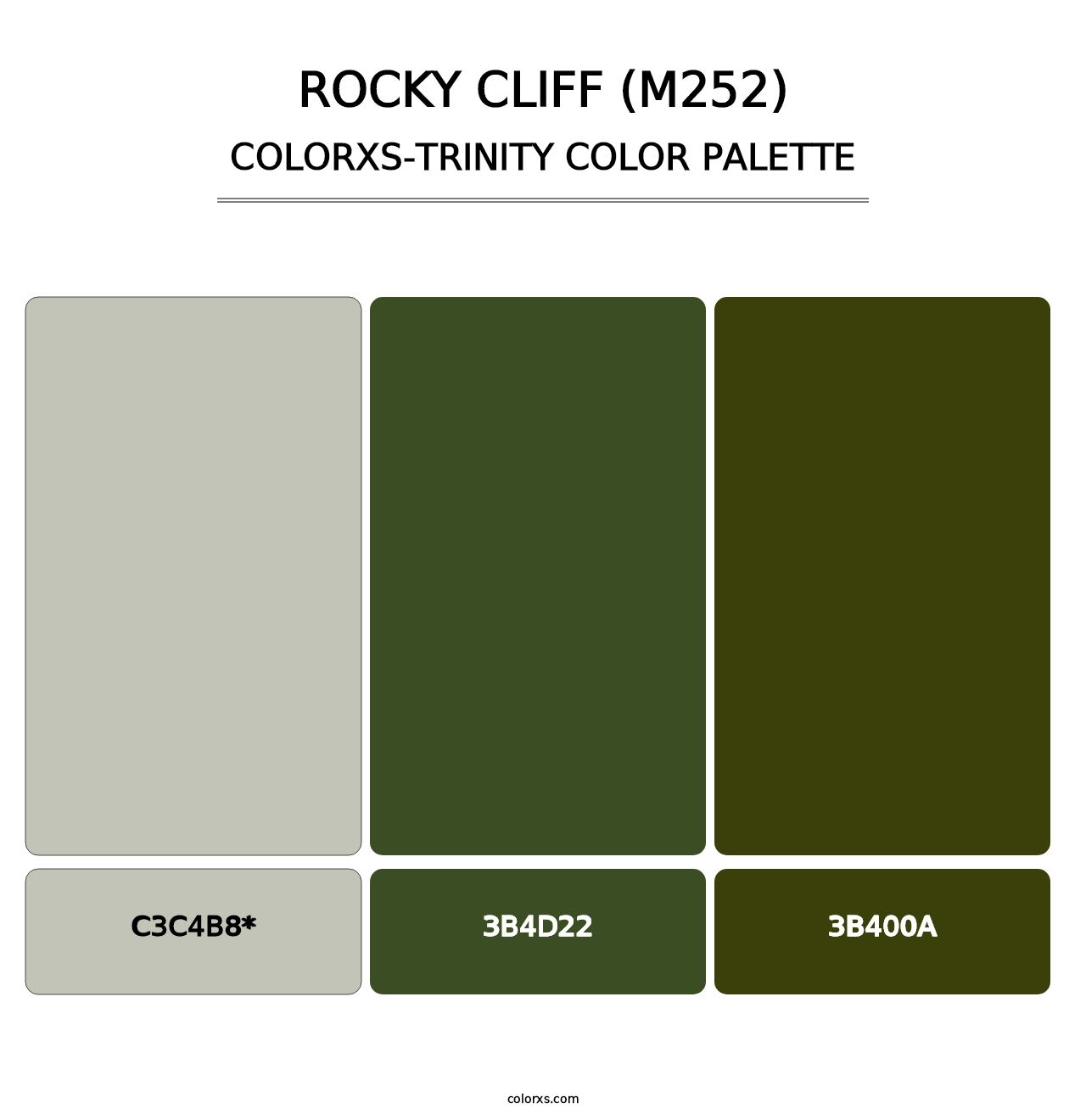 Rocky Cliff (M252) - Colorxs Trinity Palette