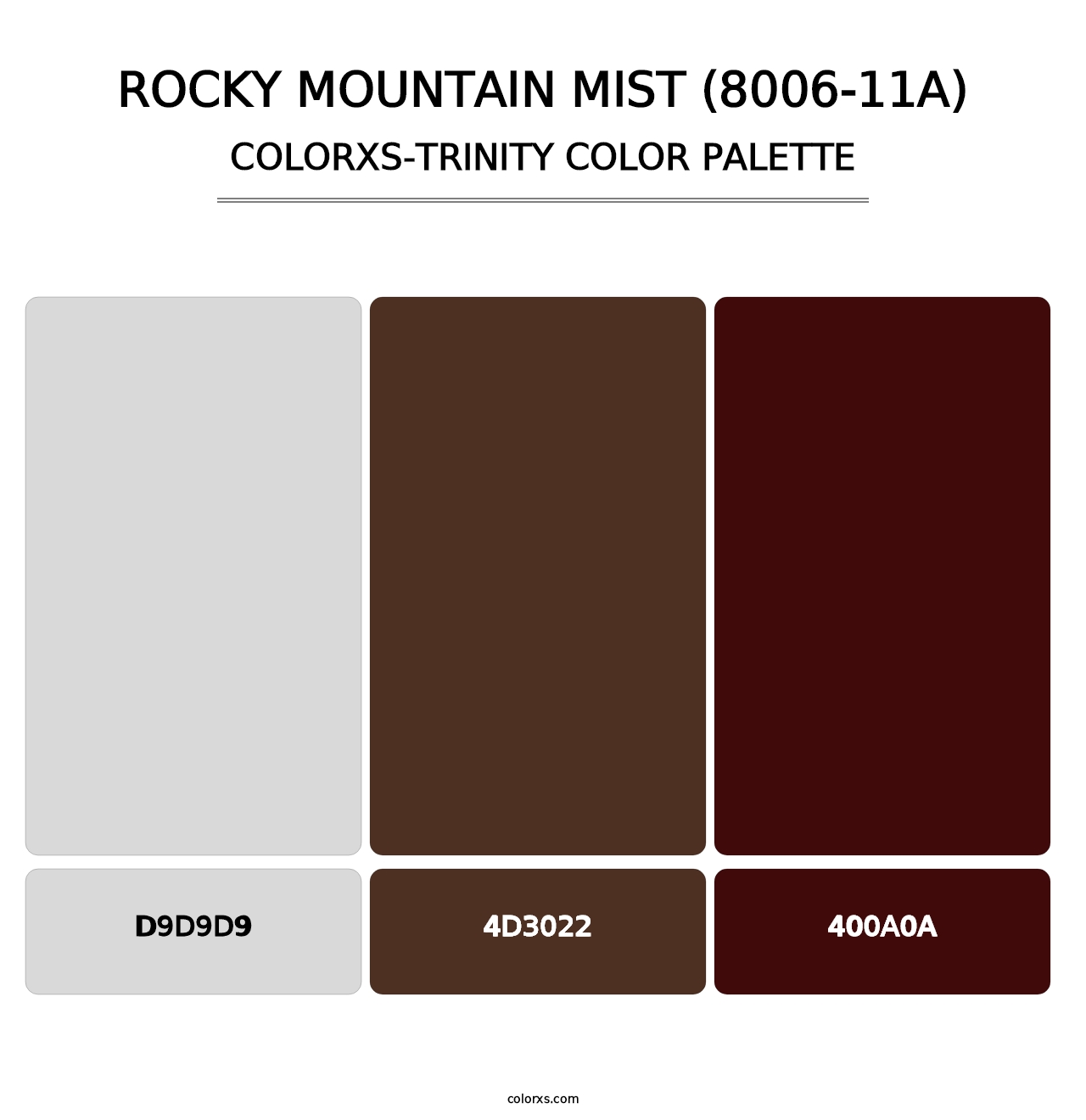Rocky Mountain Mist (8006-11A) - Colorxs Trinity Palette