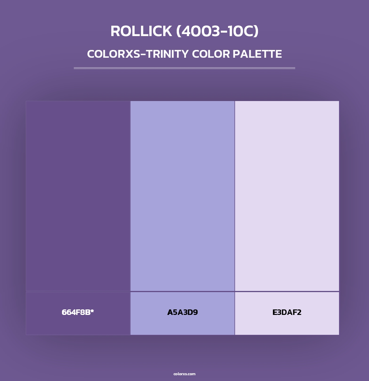Rollick (4003-10C) - Colorxs Trinity Palette