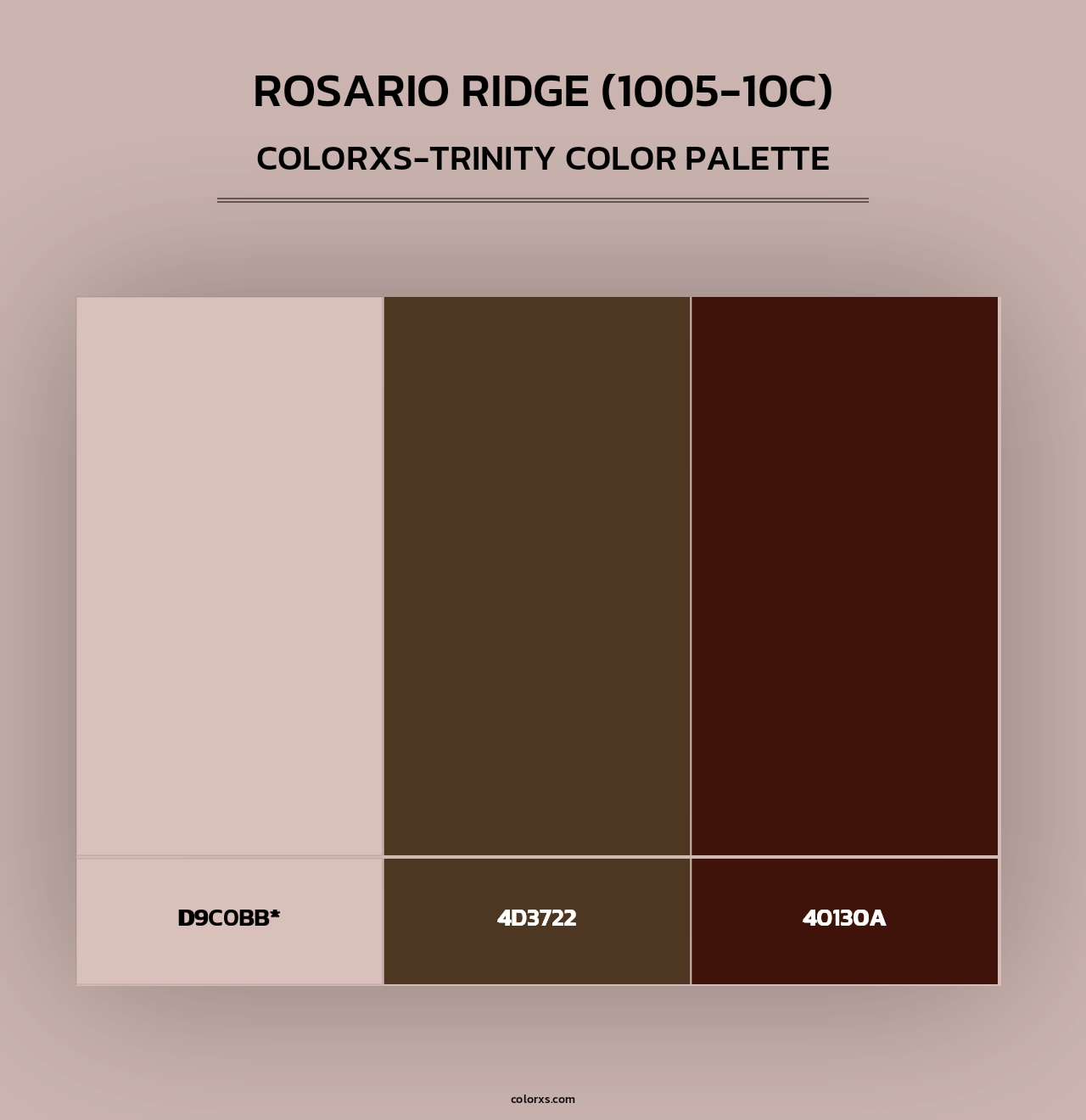 Rosario Ridge (1005-10C) - Colorxs Trinity Palette