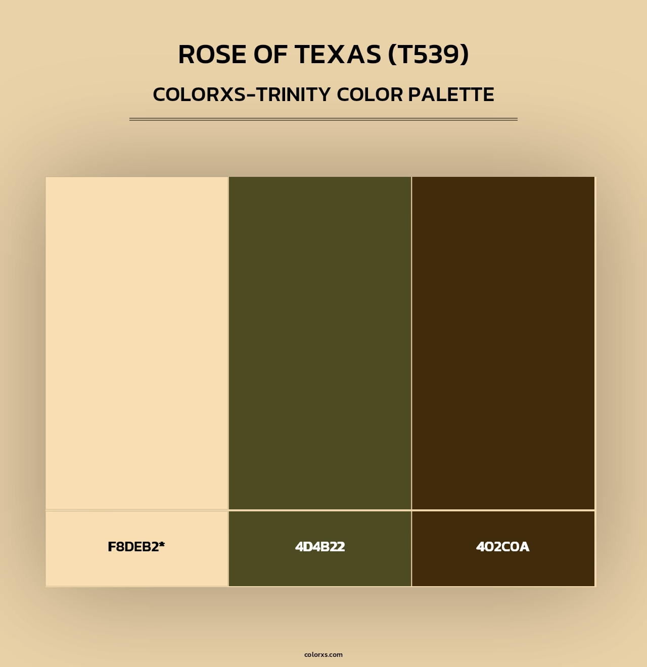 Rose of Texas (T539) - Colorxs Trinity Palette