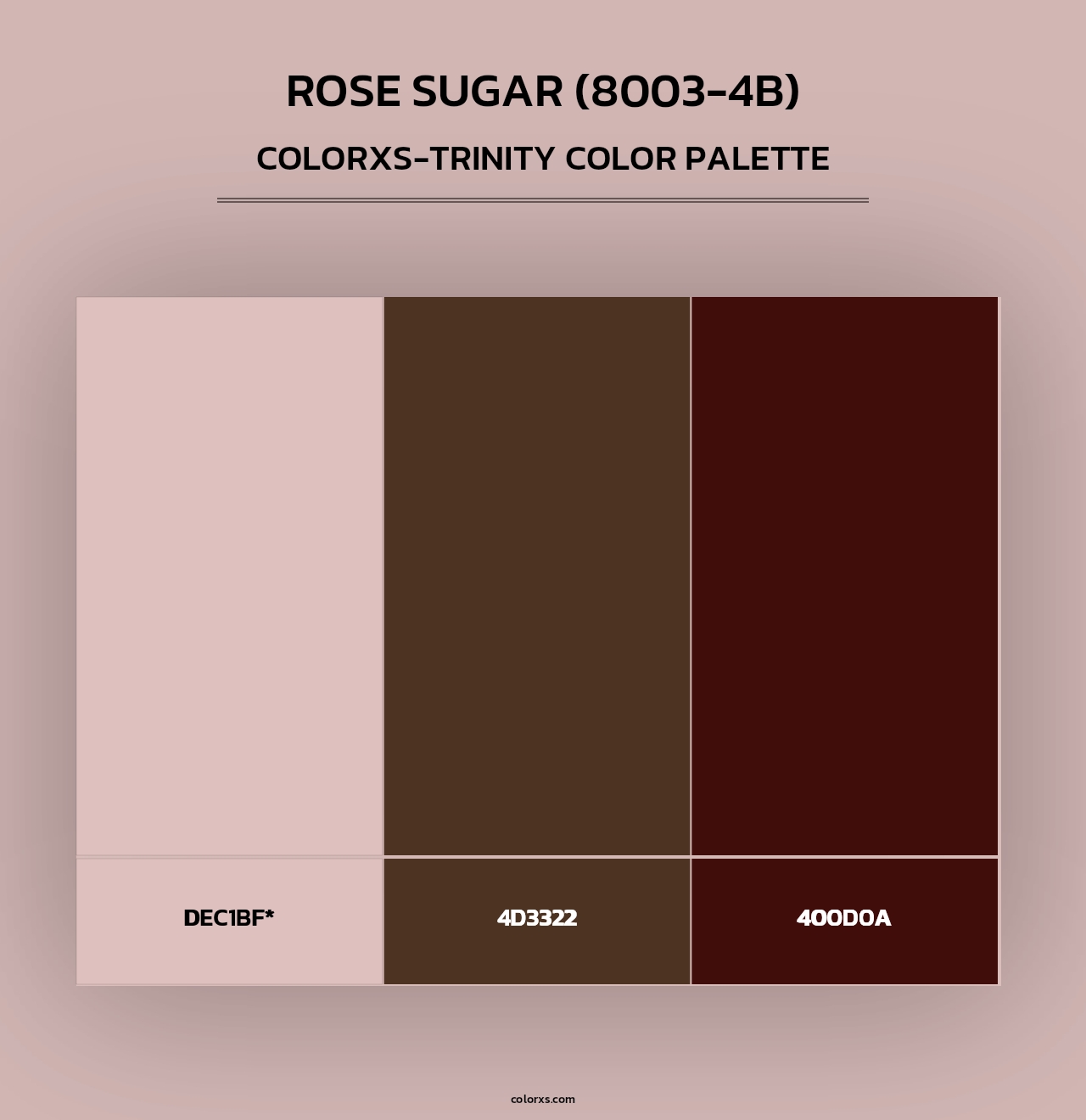 Rose Sugar (8003-4B) - Colorxs Trinity Palette