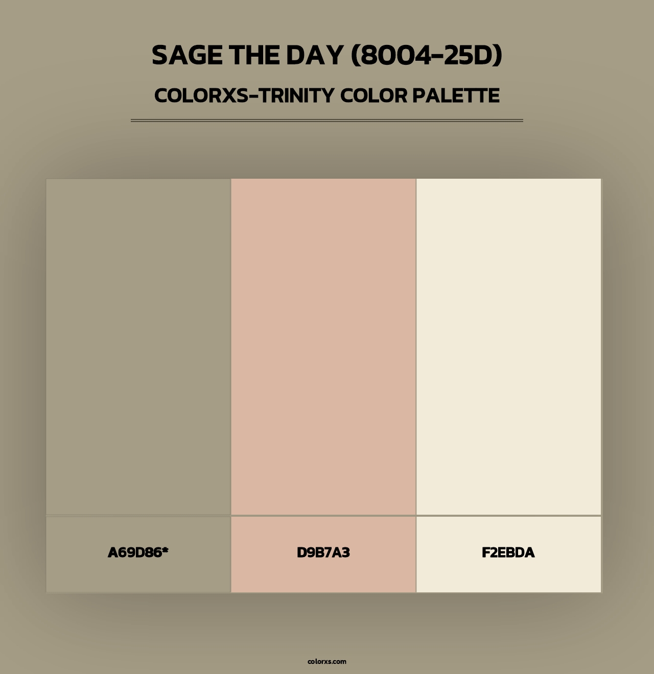 Sage the Day (8004-25D) - Colorxs Trinity Palette