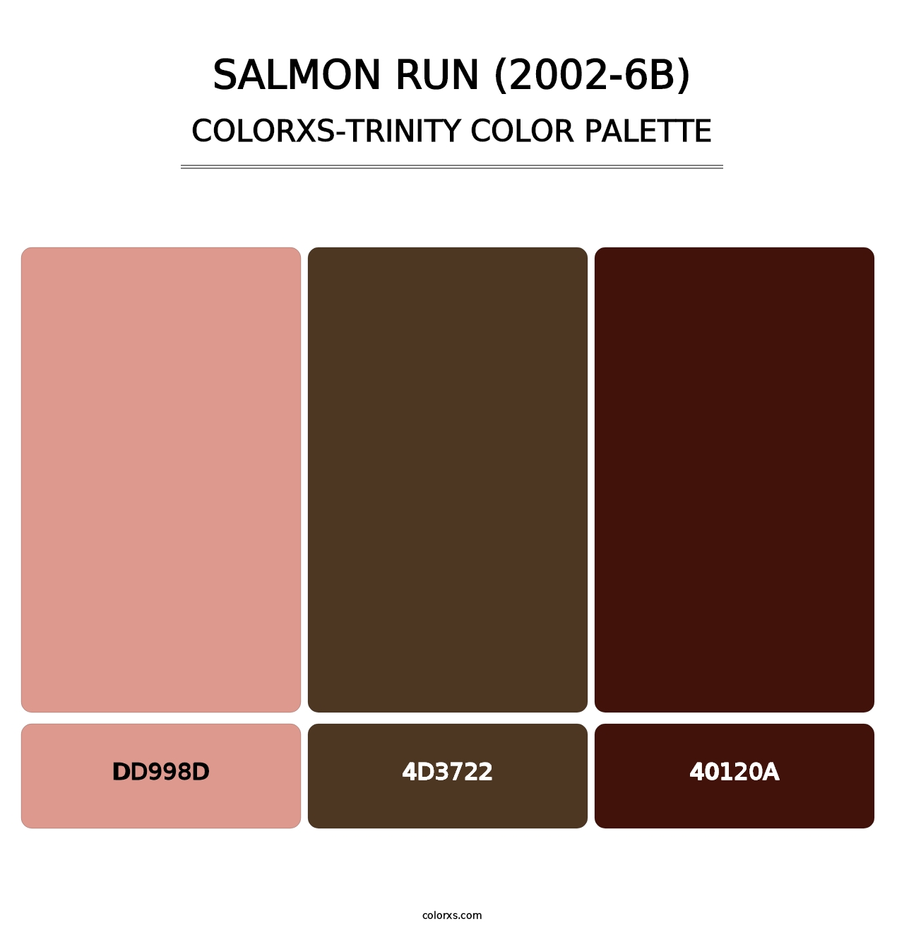 Salmon Run (2002-6B) - Colorxs Trinity Palette