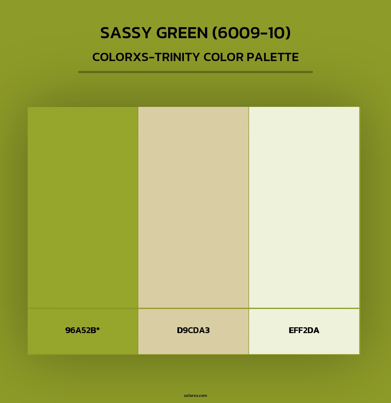 Sassy Green (6009-10) - Colorxs Trinity Palette