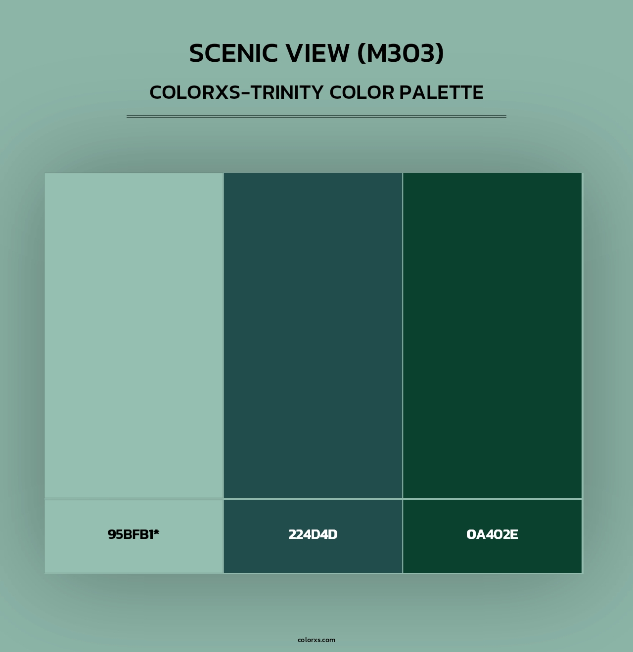Scenic View (M303) - Colorxs Trinity Palette