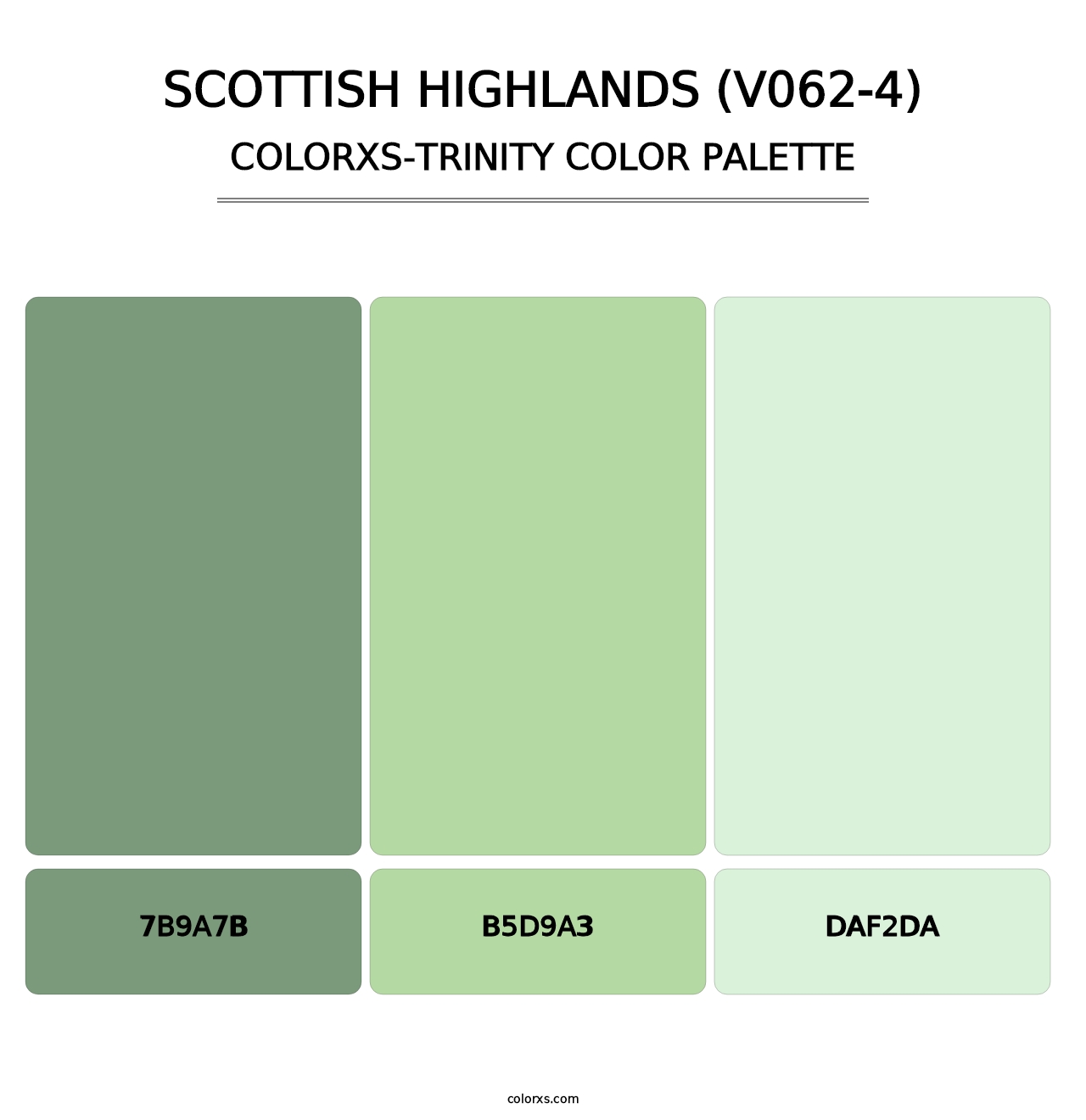 Scottish Highlands (V062-4) - Colorxs Trinity Palette