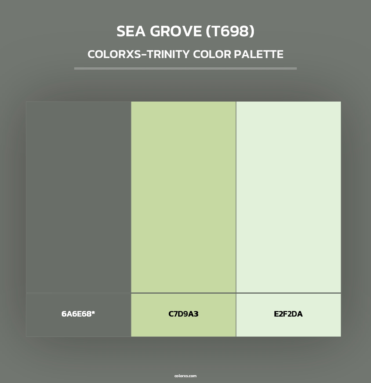 Sea Grove (T698) - Colorxs Trinity Palette