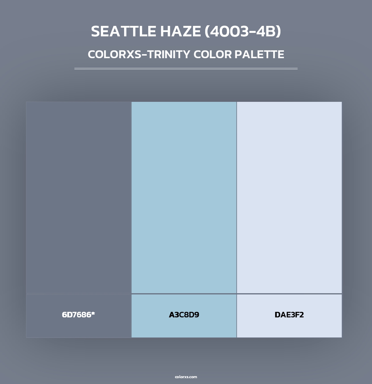 Seattle Haze (4003-4B) - Colorxs Trinity Palette