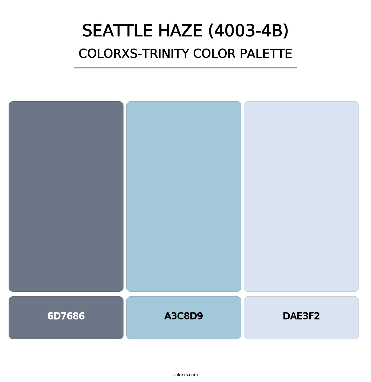 Seattle Haze (4003-4B) - Colorxs Trinity Palette
