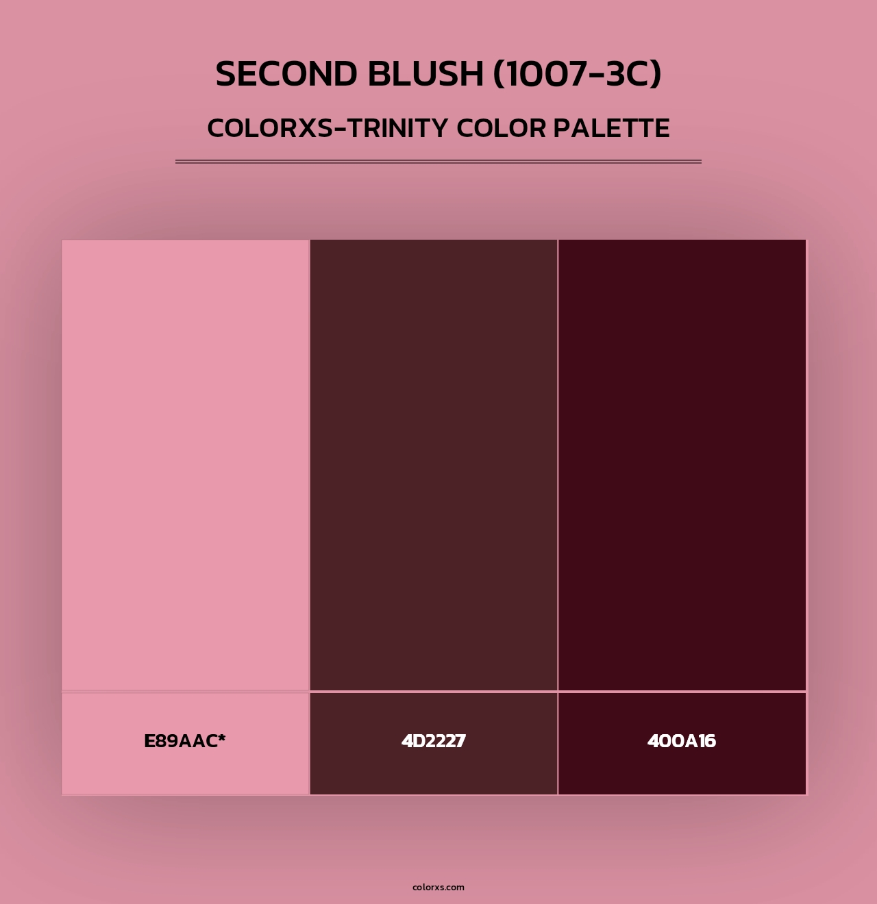 Second Blush (1007-3C) - Colorxs Trinity Palette