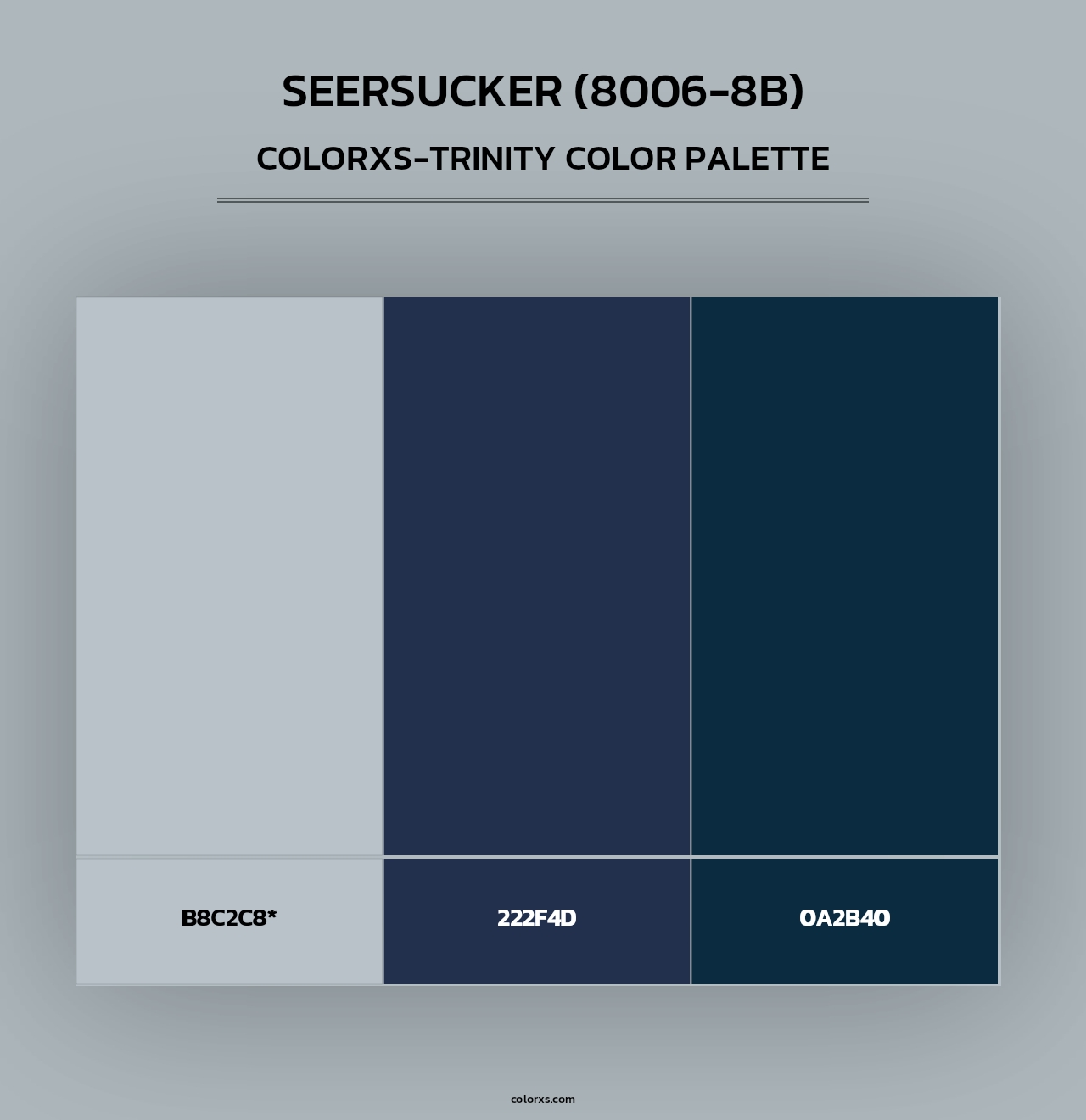 Seersucker (8006-8B) - Colorxs Trinity Palette