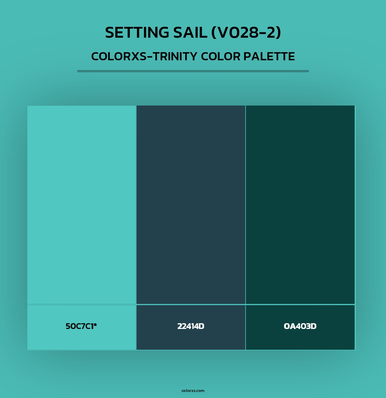 Setting Sail (V028-2) - Colorxs Trinity Palette