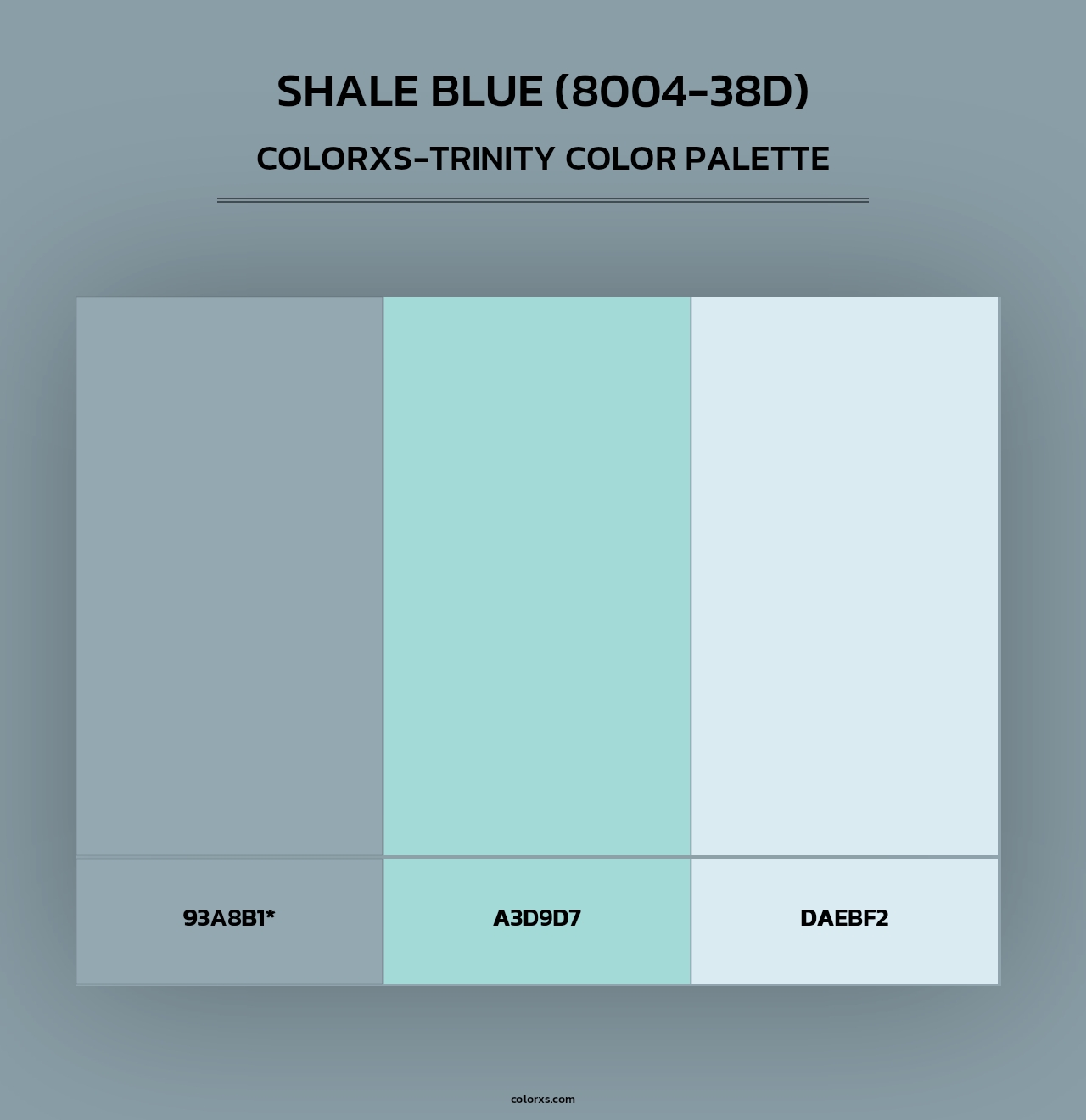 Shale Blue (8004-38D) - Colorxs Trinity Palette