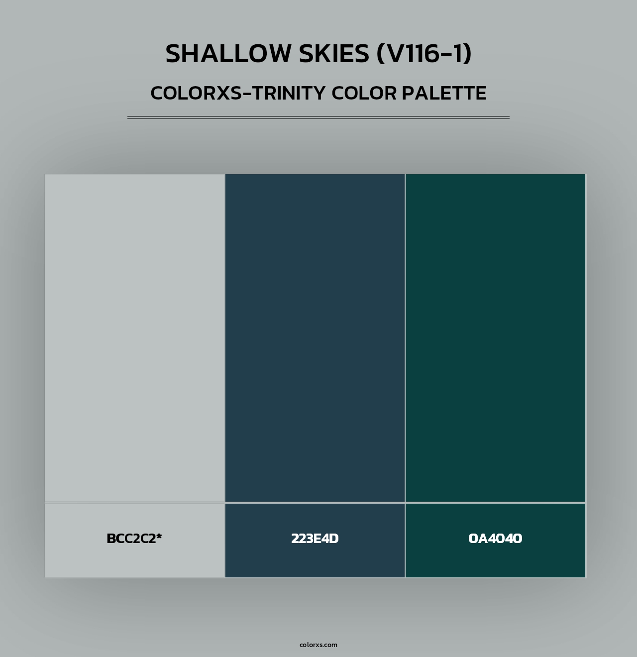 Shallow Skies (V116-1) - Colorxs Trinity Palette