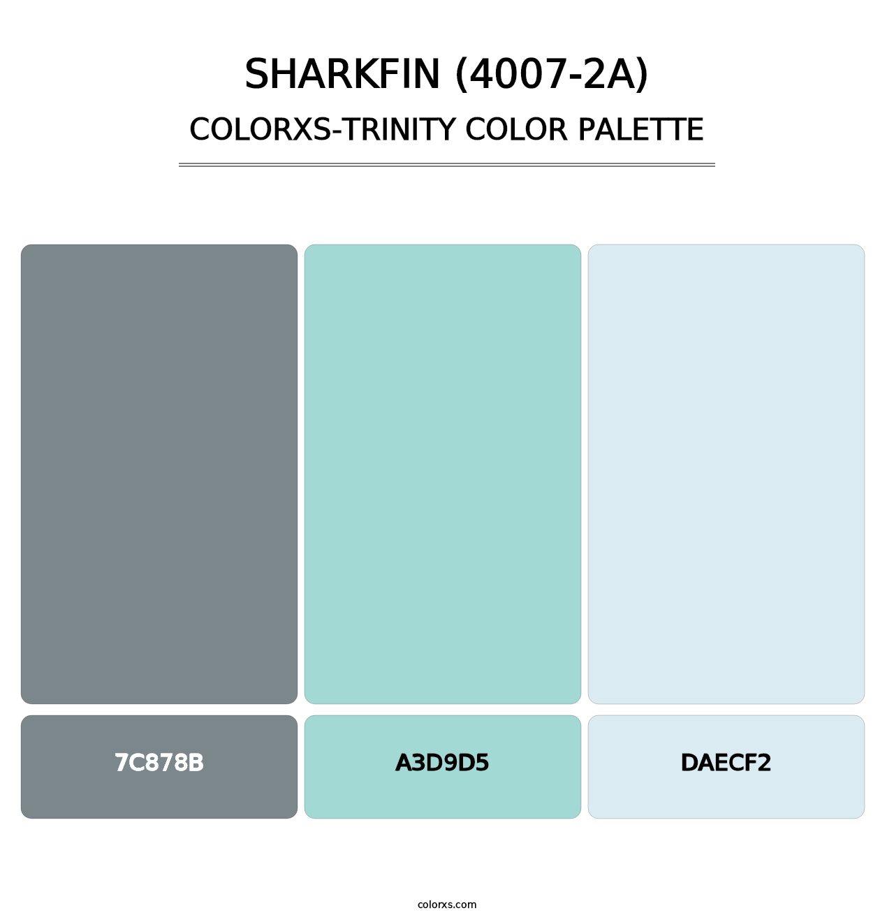 Sharkfin (4007-2A) - Colorxs Trinity Palette