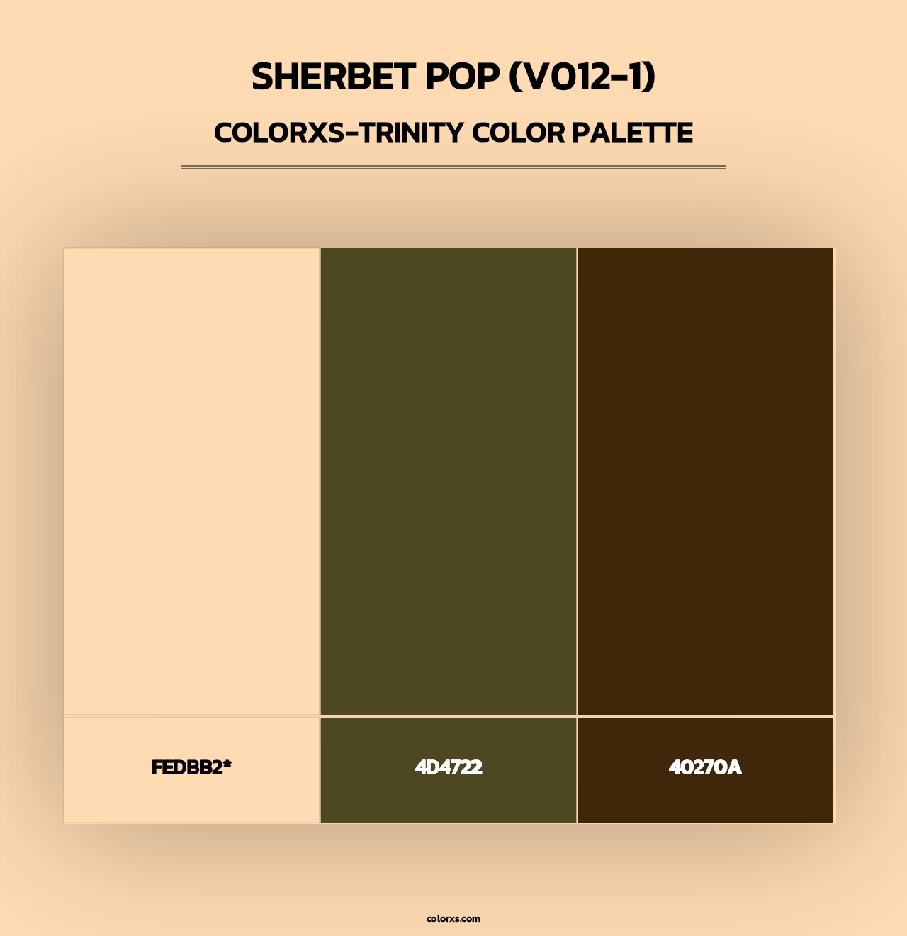 Sherbet Pop (V012-1) - Colorxs Trinity Palette