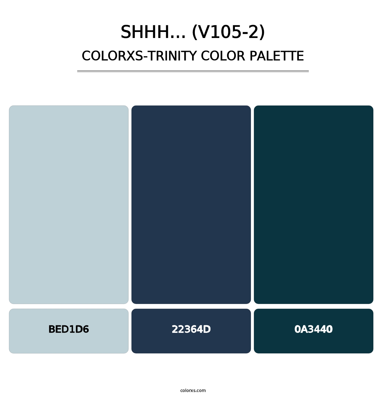Shhh… (V105-2) - Colorxs Trinity Palette
