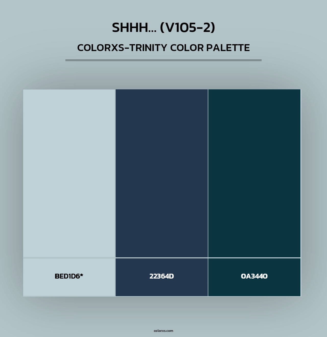 Shhh… (V105-2) - Colorxs Trinity Palette