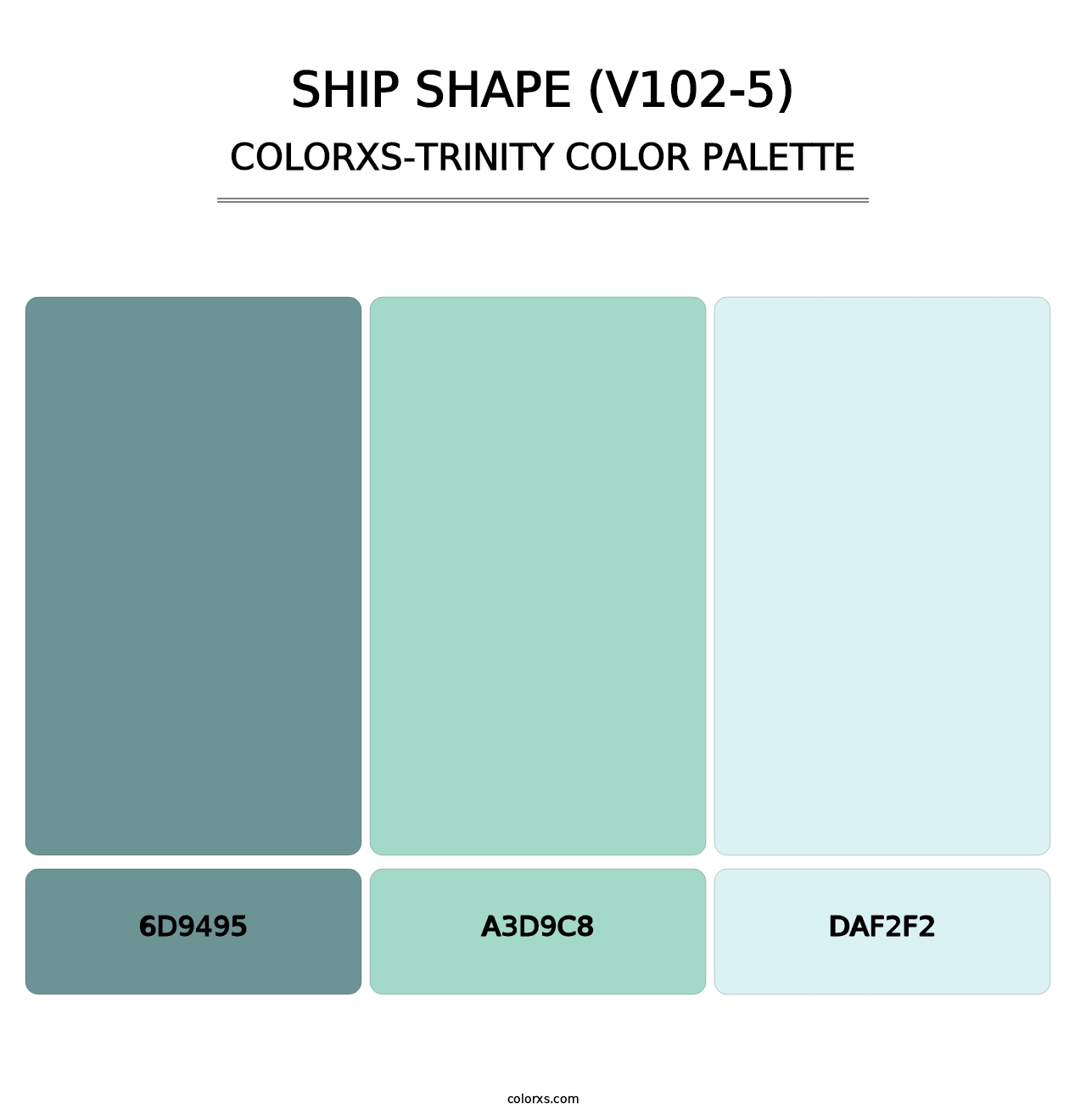 Ship Shape (V102-5) - Colorxs Trinity Palette