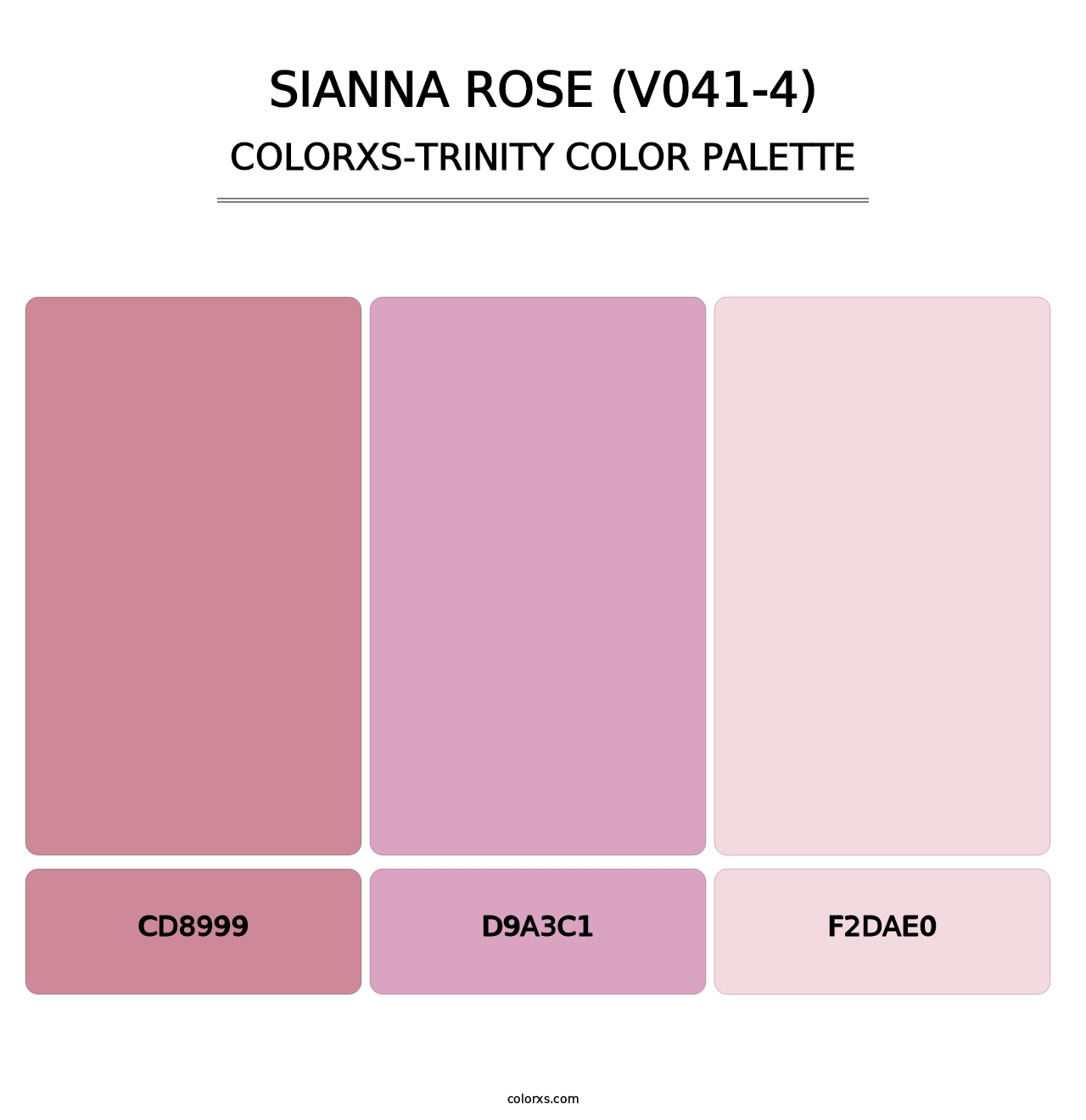 Sianna Rose (V041-4) - Colorxs Trinity Palette