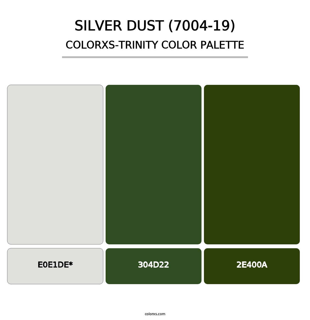 Silver Dust (7004-19) - Colorxs Trinity Palette
