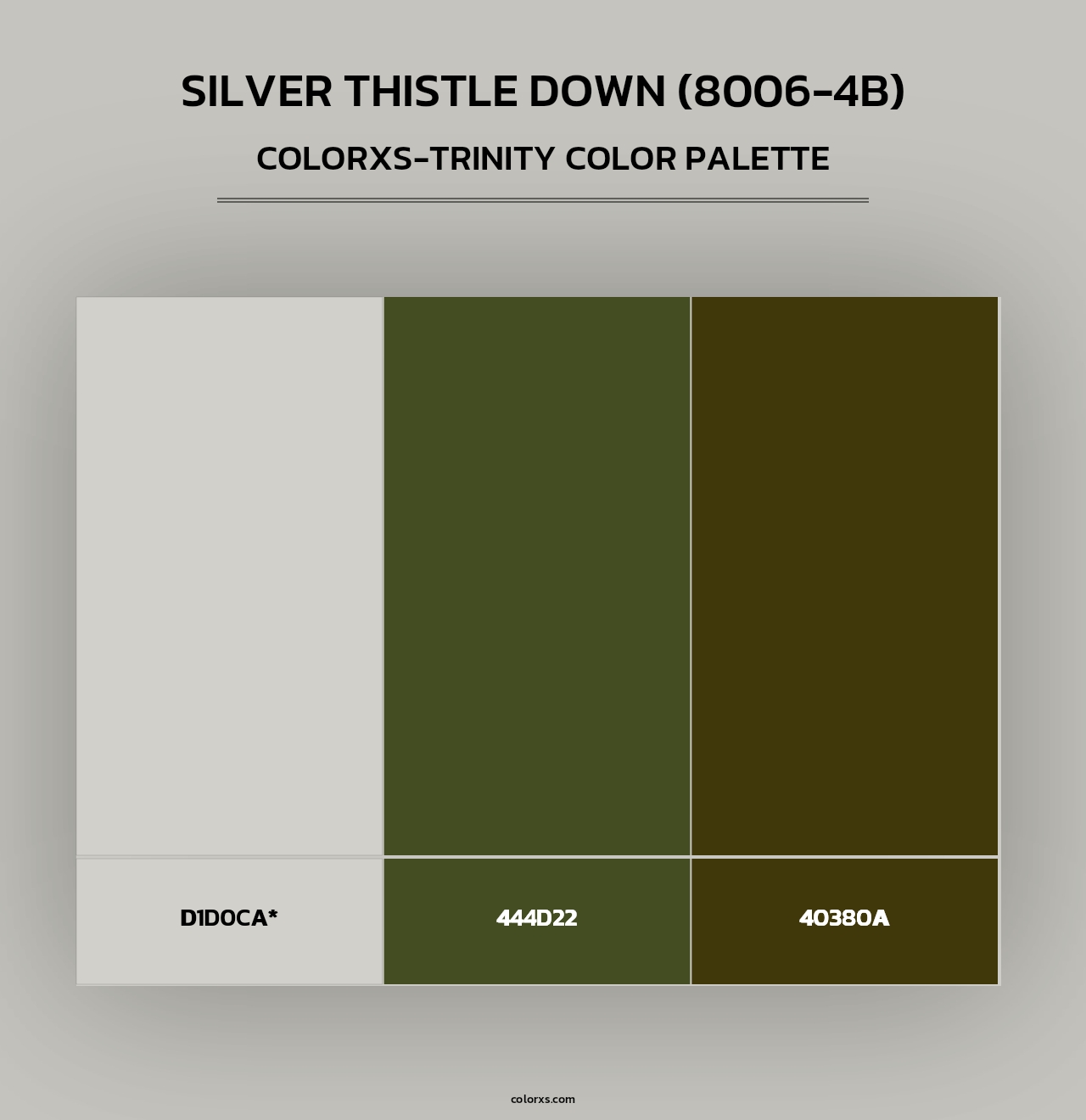 Silver Thistle Down (8006-4B) - Colorxs Trinity Palette