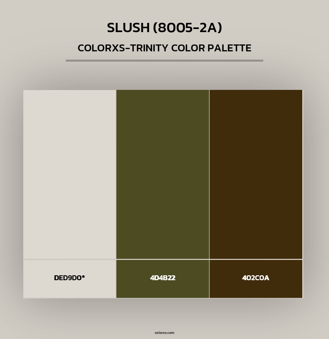 Slush (8005-2A) - Colorxs Trinity Palette