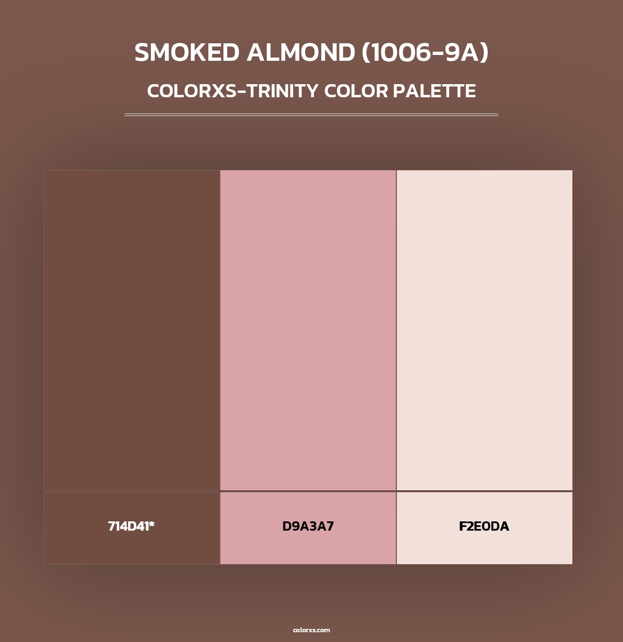 Smoked Almond (1006-9A) - Colorxs Trinity Palette