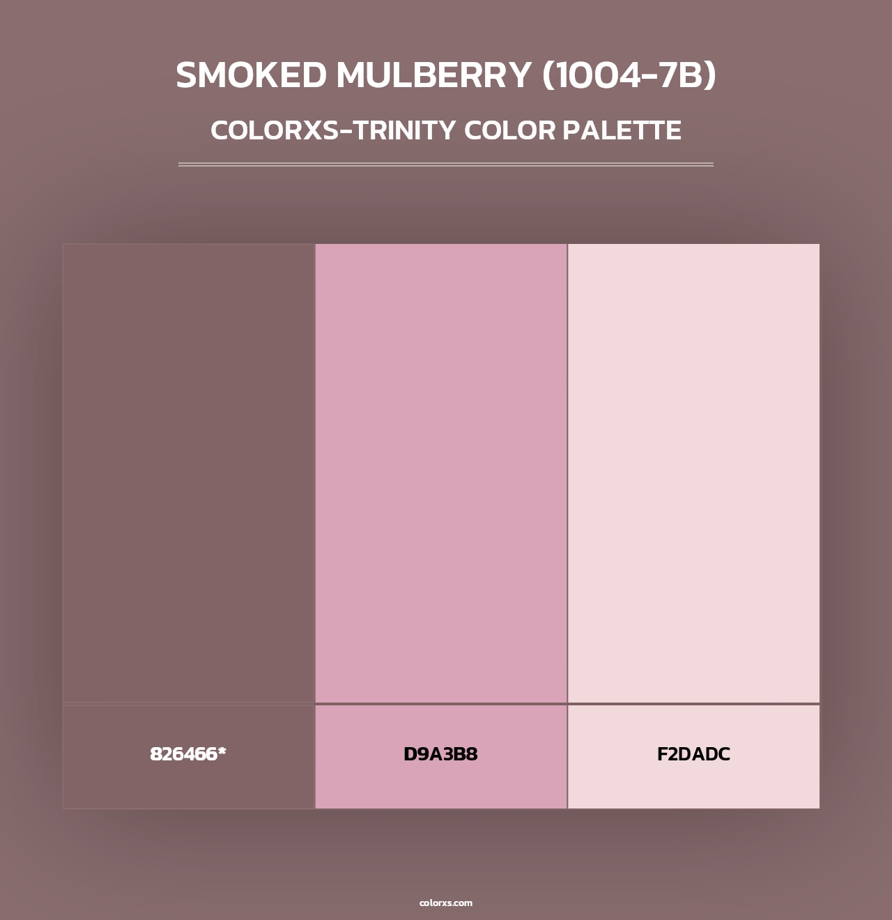 Smoked Mulberry (1004-7B) - Colorxs Trinity Palette