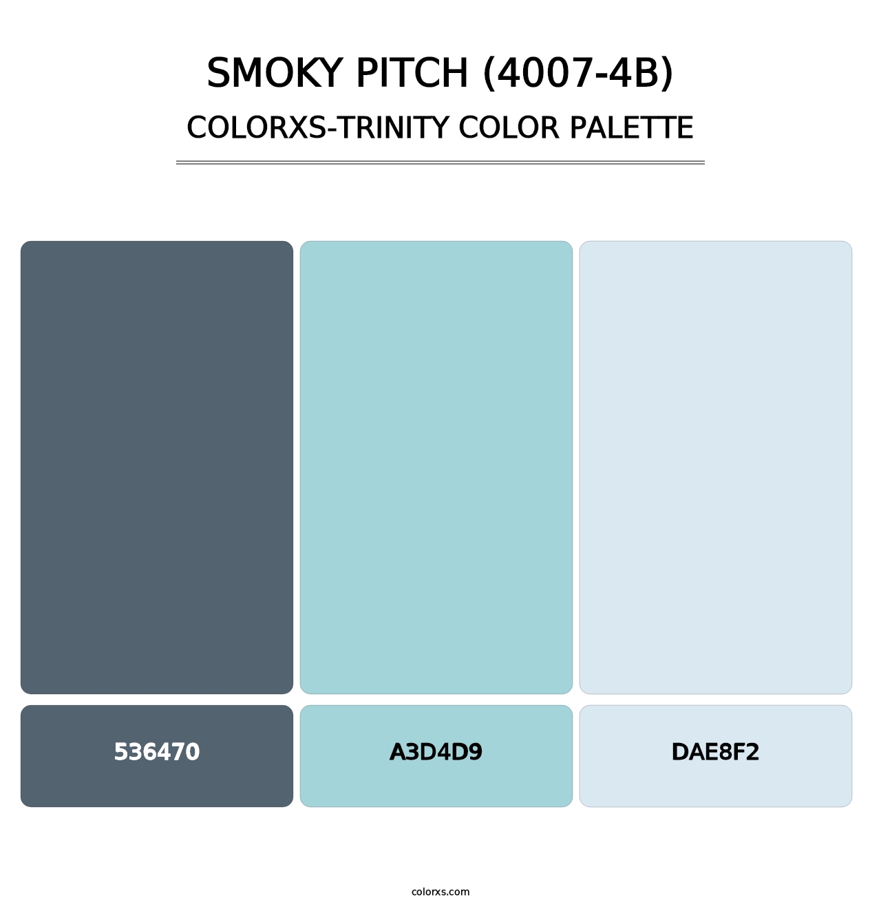 Smoky Pitch (4007-4B) - Colorxs Trinity Palette