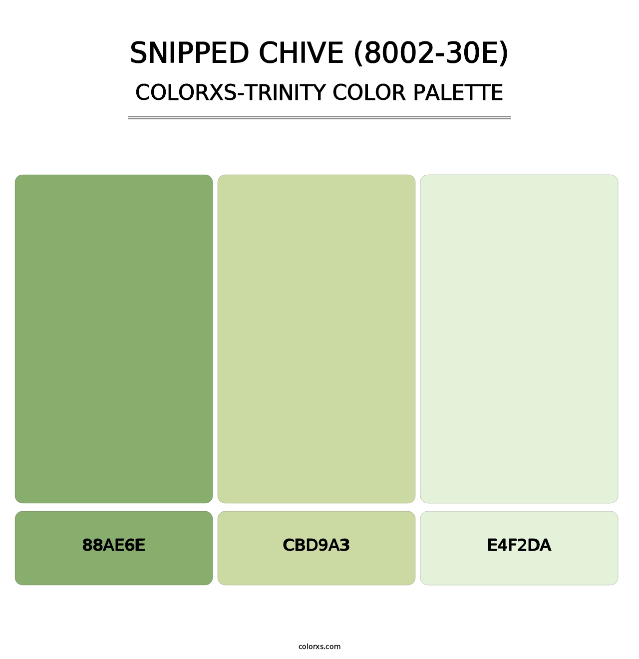 Snipped Chive (8002-30E) - Colorxs Trinity Palette