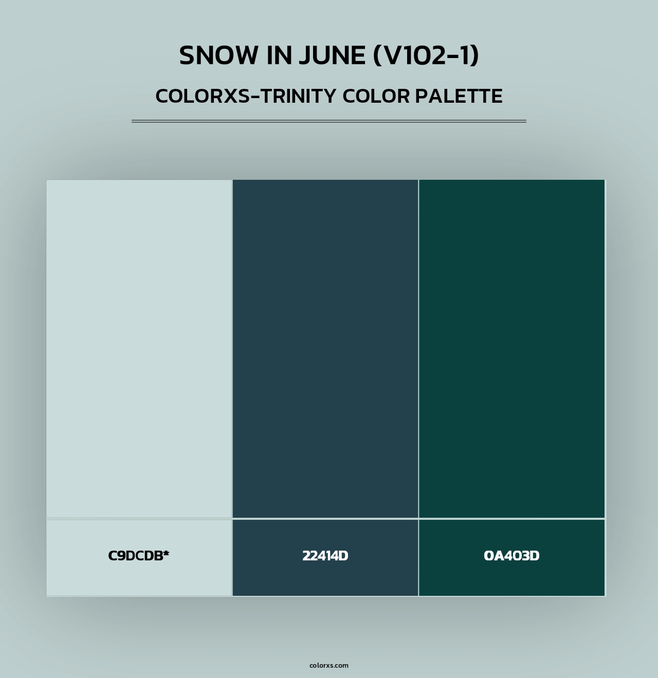 Snow in June (V102-1) - Colorxs Trinity Palette