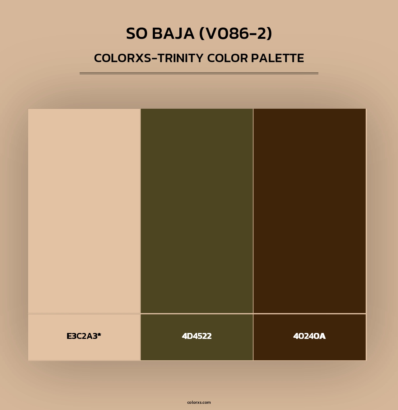 So Baja (V086-2) - Colorxs Trinity Palette