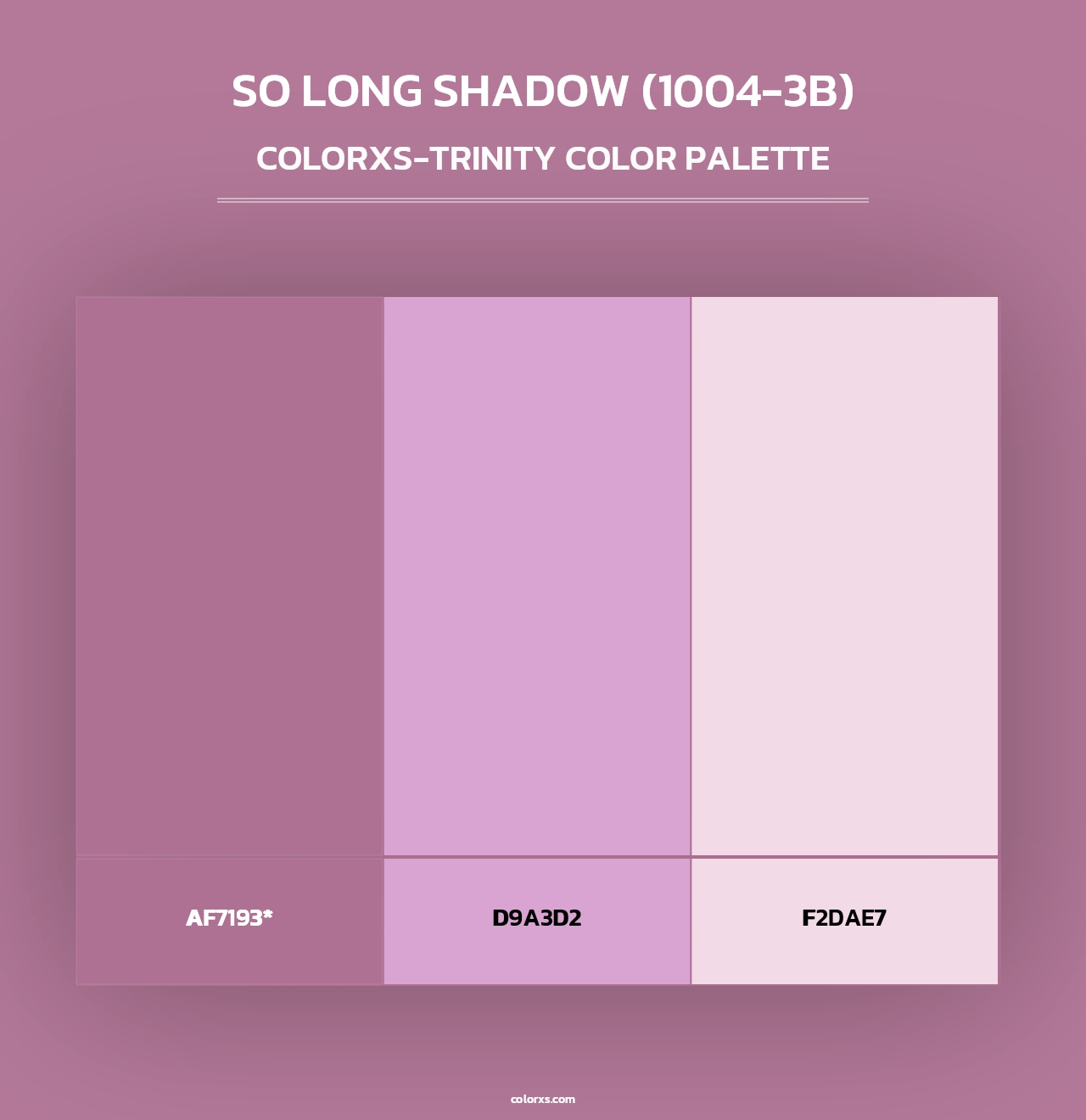 So Long Shadow (1004-3B) - Colorxs Trinity Palette
