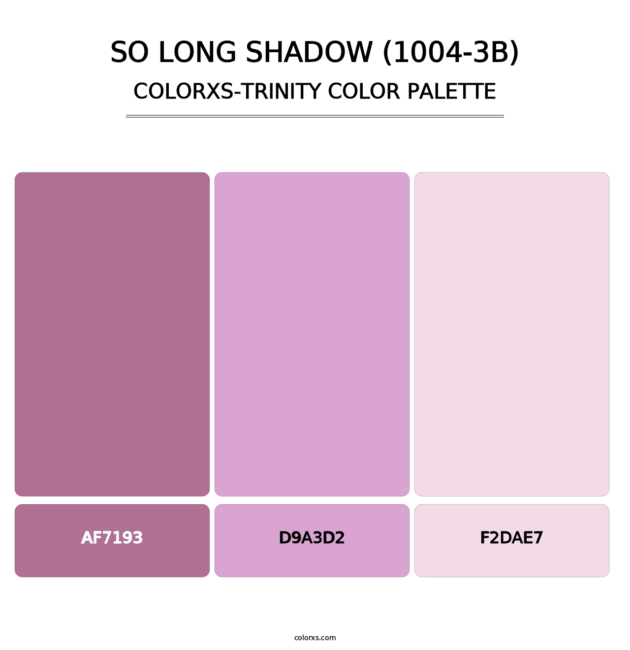 So Long Shadow (1004-3B) - Colorxs Trinity Palette