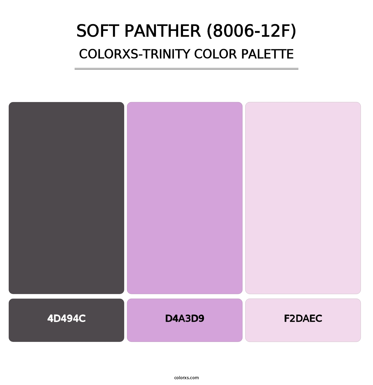 Soft Panther (8006-12F) - Colorxs Trinity Palette