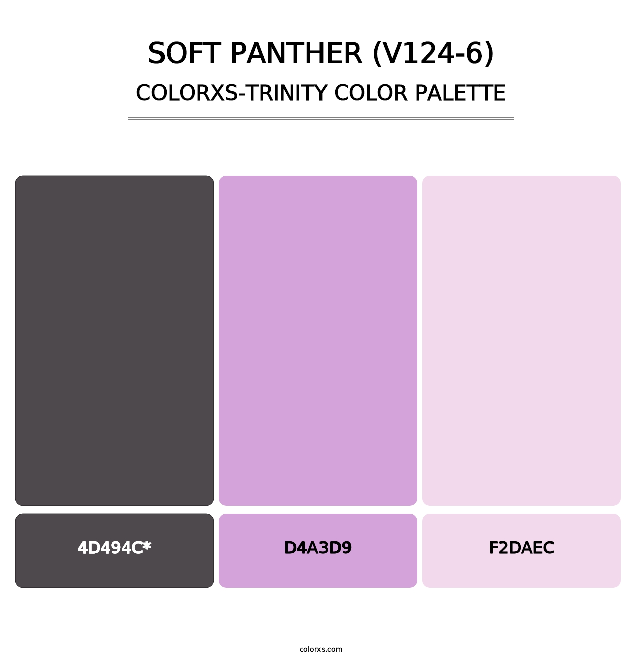 Soft Panther (V124-6) - Colorxs Trinity Palette