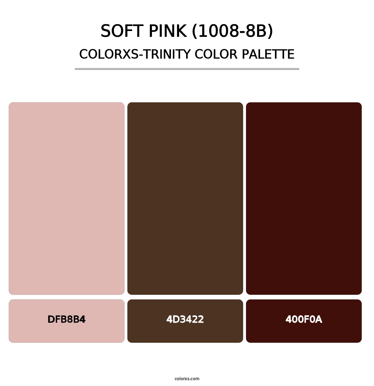 Soft Pink (1008-8B) - Colorxs Trinity Palette